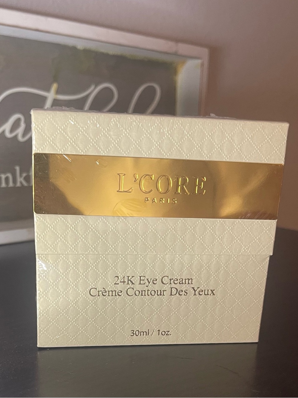L'Core Paris Brightening Eye Cream — 24K Gold